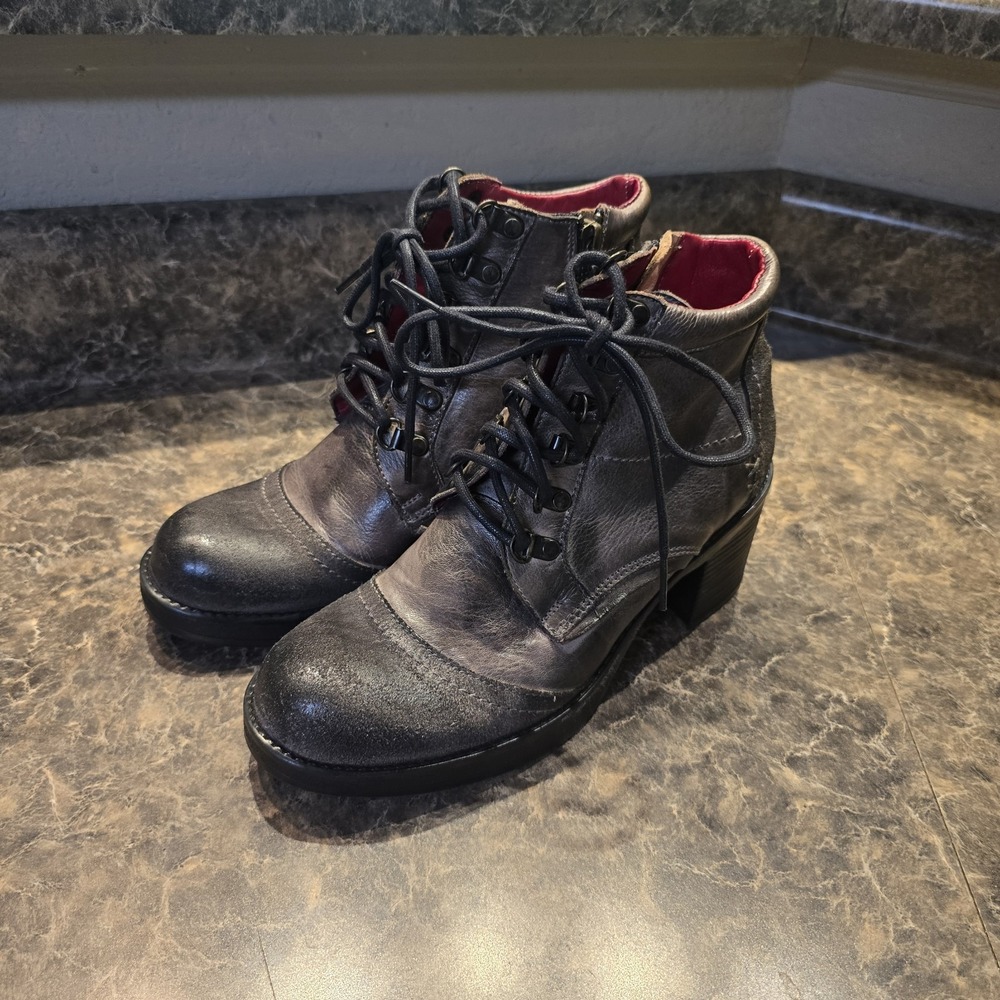Bed|Stu Judgement Womens Leather Boots Size 8